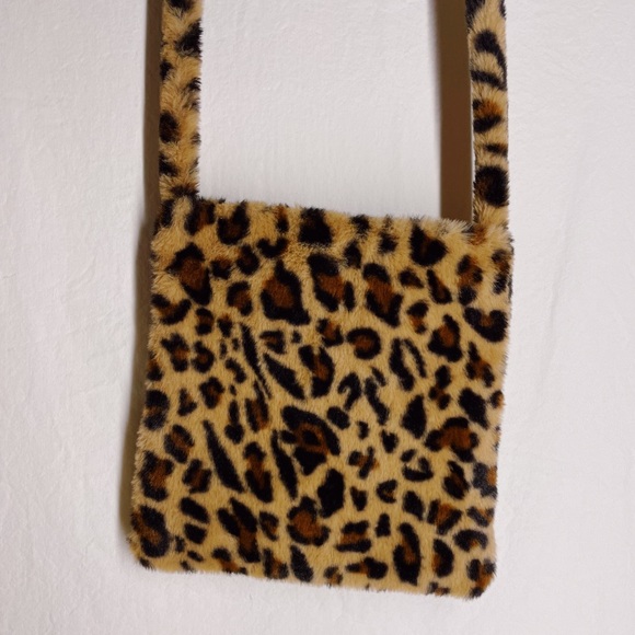 Soft Leopard-Print Shoulder Bag - Picture 1 of 3